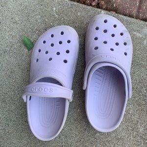 Purple crocs